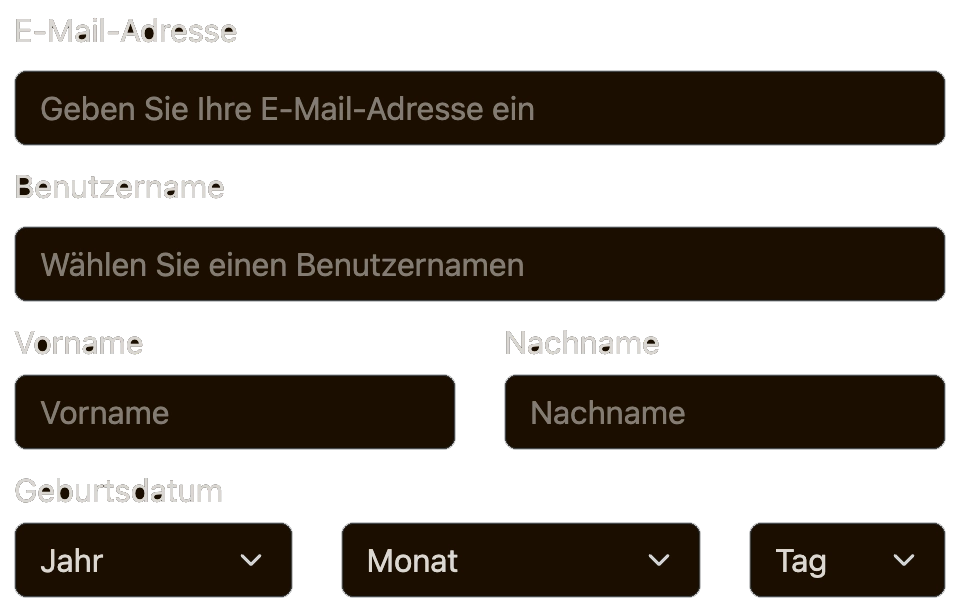 Registrierung